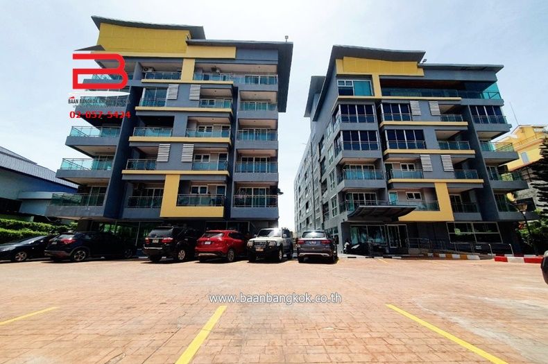 ขายคอนโด - ห้องชุด เดอะแซนด์ บางแสน คอนโดมิเนียม เนื้อที่ 46.52 ตรม. ถนนบางแสนสาย 1 ต.แสนสุข อ.เมือง จ.ชลบุรี