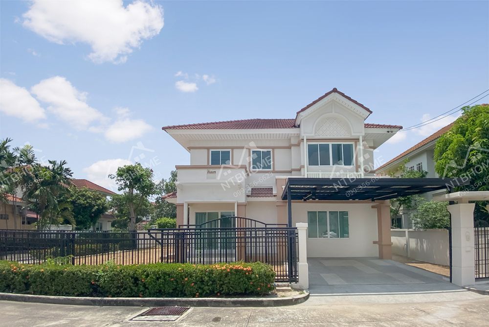 ขายบ้าน - มณีรินทร์ พาร์ค รัตนาธิเบศร์ แปลงมุม สวย ต่อเติมครบพร้อมอยู่ ทำเลดี ใกล้รถไฟฟ้า