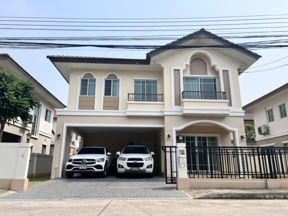 ขายบ้าน - ขายบ้านเดี่ยว 2ชั้น สภาพดีมาก หมู่บ้านภัสสร19 วัชรพล วงแหวนจตุโชติ