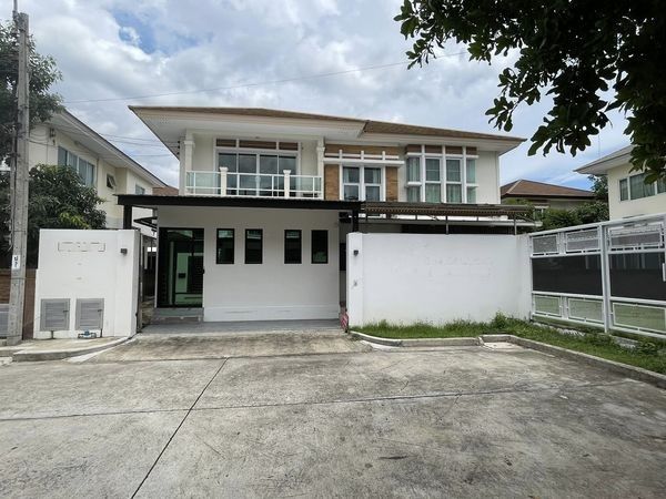 ขายบ้าน - ขายบ้านเดี่ยว 2 ชั้นแปลงมุม 78.4 ตร.ว. โครงการ เลอ นีโอ ทู วงแหวน-ศรีนครินทร์ ใกล้ทางด่วนวงแหวนกาญจนาภิเษก