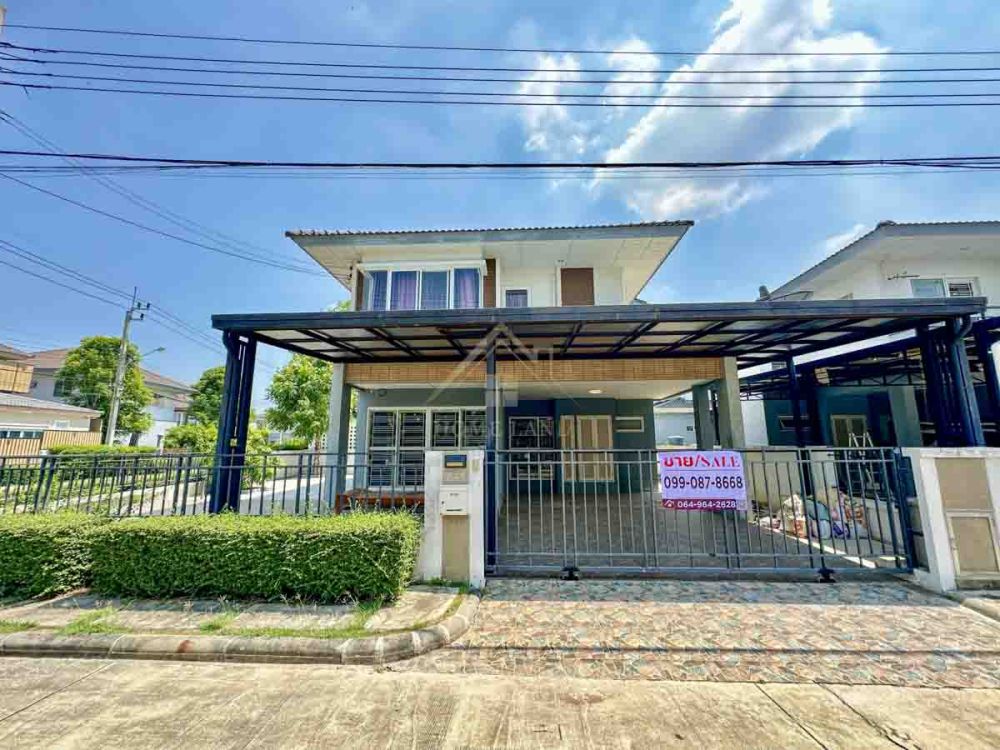 ขายบ้าน - บ้านเดี่ยว 2 ชั้น หมู่บ้าน เทรนดี้ ธารา บางใหญ่ หลังมุม สวย พร้อมอยู่