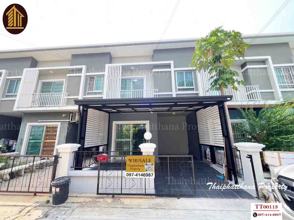ขายทาวน์เฮาส์ - ทาวน์เฮ้าส์ 2 ชั้น นิรันดร์วิลล์ 12 ม.หัวเฉียว-สุวรรณภูมิ ฟรีโอน พร้อมอยู่