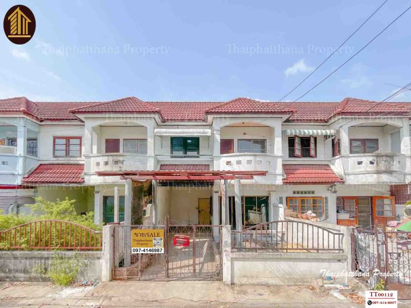 ขายบ้าน - ทาวน์เฮ้าส์ 2 ชั้น 31 ตรว.คณาทรัพย์ รามอินทรา 117,มีนบุรี ขายตำกว่าราคาประเมิน หน้าบ้านไม่ชนใคร