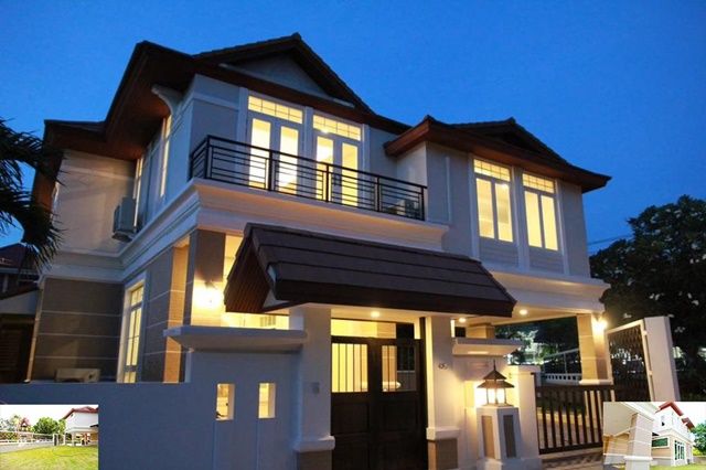 ให้เช่าบ้าน - กิ่งแก้ว9-23 หัวมุม บางนา-ตราด ให้เช่าบ้านเดี่ยว 2 ชั้น 8แอร์ 100ตรว. 335ตรม. ไม่ร้อน บรรยากาศดี 4นอน 4น้ำ 2จอดรถ