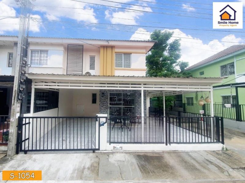 ขายทาวน์เฮาส์ - ขายบ้านพฤกษา 85 หนามแดง-เทพารักษ์หลังริม ตกแต่งใหม่ทั้งหลัง ฟรีโอน