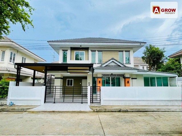 ขายบ้าน - ม. วรารักษ์ ซอยเลียบคลองสอง 27 โซนบ้านเดี่ยวซอยแรกหน้าบ้านไม่ชนใคร มีความ สงบ เป็นส่วนตัว