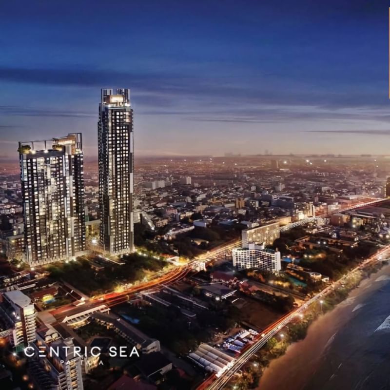 ขายคอนโด - ขาย คอนโด Centric sea pattaya วิวทะเล 33.21 ตารางเมตร พร้อมเฟอร์นิเจอร์และเครื่องใช้ไฟฟ้า อำเภอบางละมุง จ.ชลบุรี