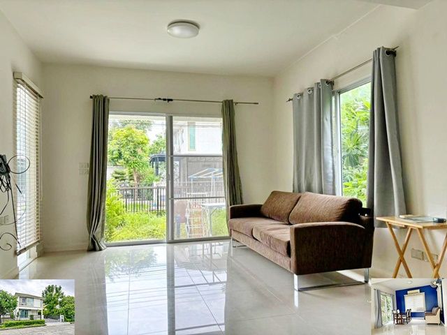 ให้เช่าบ้าน - บึงทะเลสาบ ตลาดหัวตะเข้ใหม่ 1กม. ให้เช่าบ้านเดี่ยว 2 ชั้น หลวงแพ่ง 62ตรว. 168ตรม. สวนรอบบ้าน ร่มรื่น 3นอน 2น้ำ 2จอดรถ 4แอร์