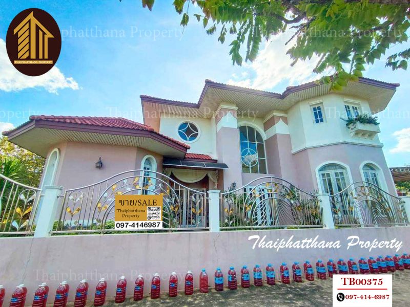 ขายบ้าน - บ้านเดี่ยวสร้างเอง พร้อมเรือนไทย ซอยมหาสวัสดิ์ ถนนราชพฤกษ์