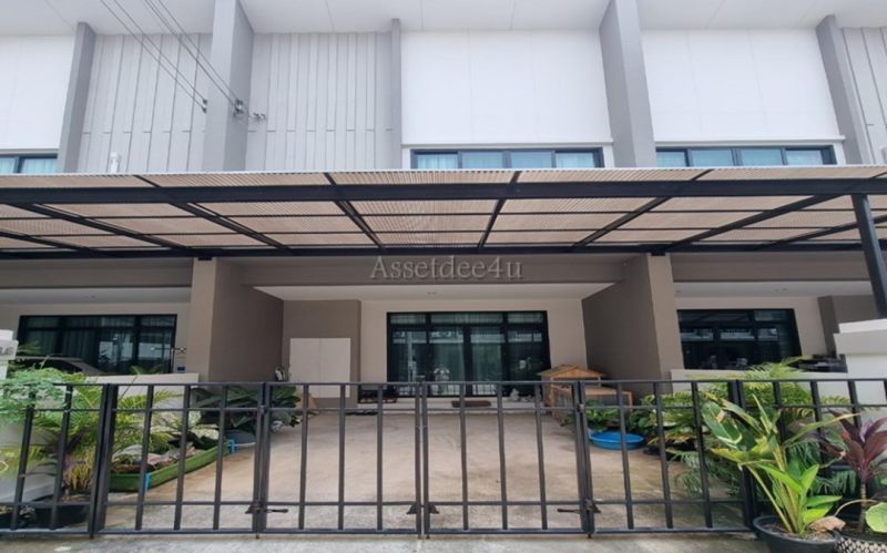 ให้เช่าทาวน์เฮาส์ - ทาวน์เฮ้าส์ให้เช่า ทาวน์เฮ้าส์ 2 ชั้น เฌอ วงแหวน สาทร ใกล้ MRT สถานีหลักสอง