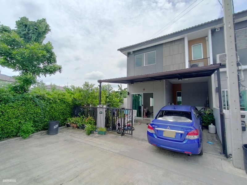 ขายทาวน์เฮาส์ - ขาย ทาวน์โฮม สไตล์บ้านเดี่ยว หมู่บ้านพฤกษา พระราม2 เอกชัย สมุทรสาคร หลังมุม พร้อมอยู่ ใกล้เซ็นทรัลมหาชัย