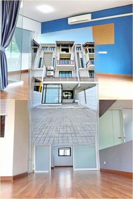 ให้เช่าทาวน์เฮาส์ - ใหญ่! ให้เช่า APLหัวหมาก3 กม. MRT ศรีอ่อนนุช ไม่เคยอยู่ สุขุมวิท77 โฮมออฟฟิศพรีเมี่ยม 4 ชั้น ติดถนนใหญ่ 25ตร.ว. 235 ตร.ม. 8แอร์ 6นอน 5น้ำ