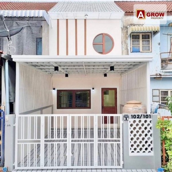 ขายทาวน์เฮาส์ - ม. รัตนาวดี-จันทร์ทองเอี่ยม ทำเลติดสถานีรถไฟฟ้าคลองบางไผ่ ใกล้เซ็นทรัลเวสเกต ตกแต่งพร้อมเข้าอยู่ได้เลย