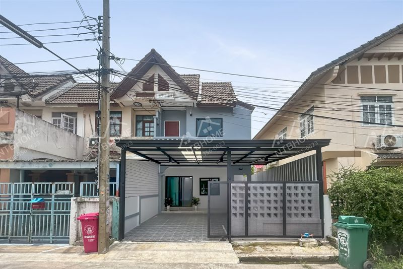 ขายทาวน์เฮาส์ - หมู่บ้านเพชรเอก ต้นซอยวัดลาดปลาดุก แต่งใหม่ ต่อเติมครบพร้อมอยู่