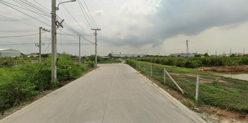 ขายที่ดิน - ขายที่ดินเปล่า เกือบ 29 ไร่ หนามแดง-บางพลี ซอยอัมพร !