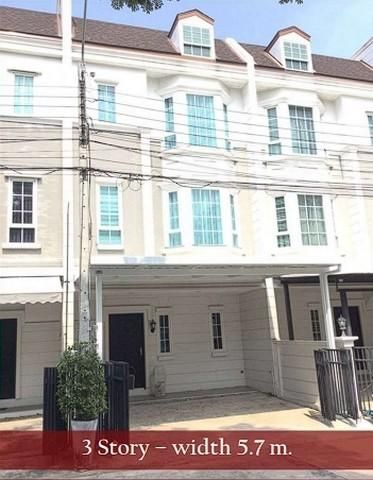 ให้เช่าทาวน์เฮาส์ - ให้เช่าทาวน์โฮม 3 ชั้น สไตล์โมเดิร์นอิงลิช 3 ห้องนอน โครงการเดอะ เพรสตัน พระราม 9-ศรีนครินทร์ The Preston Townhome กรุงเทพกรีฑา ซอย 7