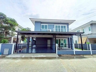 ขายบ้าน - ขายบ้านเดี่ยว 2 ชั้น หมู่บ้านคุณาลัย คอร์ทยาท เวสตเกต 4 ห้องนอน 3 ห้องน้ำ ใกล้รถไฟฟ้าสายสีม่วง สถานีต้นทางคลองบางไผ่ นนทบุรี