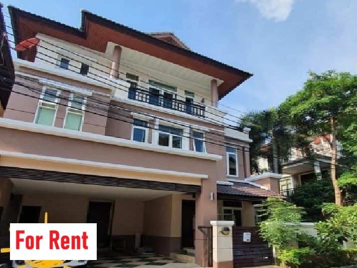 ให้เช่าบ้าน - For Rent ให้เช่าบ้านเดี่ยว 3 ชั้น หมู่บ้าน อารียา คาซ่า รัชดา บ้านสวย ตกแต่งสวย