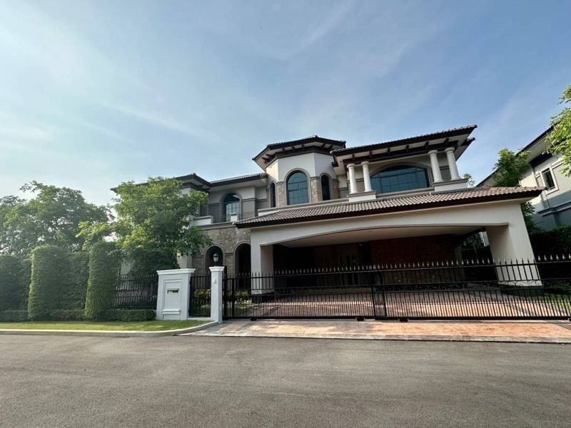 ขายบ้าน - ขายบ้านหรู หลังใหญ่ ขนาด 187 ตรว THE GRAND เดอะแกรนด์ ปิ่นเกล้า ถนนบรมราชชนนี ทวีวัฒนา กรุงเทพ.