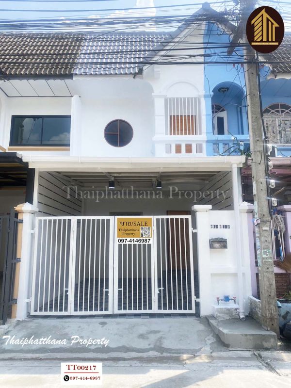 ขายทาวน์เฮาส์ - ทาวน์เฮ้าส์ 2 ชั้น เสนาวิลล่า 9 คู้บอน27 รามอินทรา ใกล้แฟชั่นไอส์แลนด์ รีโนเวทใหม่ทั้งหมด