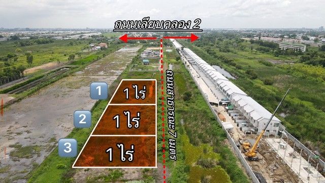 ขายที่ดิน - ขายที่ดินคลองสองเนื้อที่ 1 ไร่ ซอยบงกช87 ใกล้ตลาดรังสิต-7กม. อ.คลองหลวง จ.ปทุมธานี