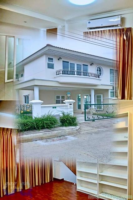 ให้เช่าบ้าน - โฮมโปร บิ๊กซี ลำลูกกา 1.3 กม ให้เช่า คฤหาสน์ บ้านเดี่ยว 2 ชั้น 3นอน 3น้ำ 5แอร์ตลาดมารวย หทัยราษฎร์ 1.2 กม.240 ตร.ม.60 ตร.วา