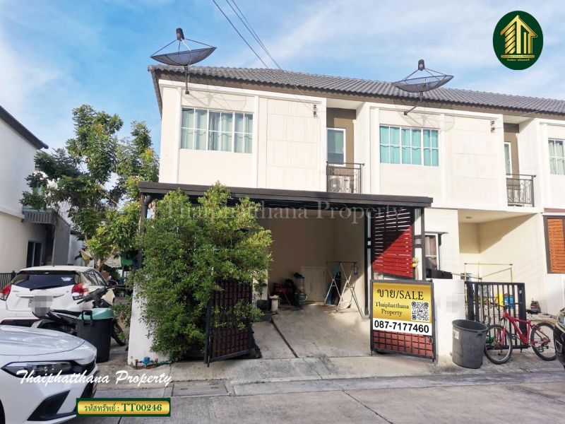 ขายทาวน์เฮาส์ - ขายทาวน์โฮม 2 ชั้น หลังมุม โครงการพฤกษา เทพารักษ์-เมืองใหม่ฯ โครงการ 3 สมุทรปราการ