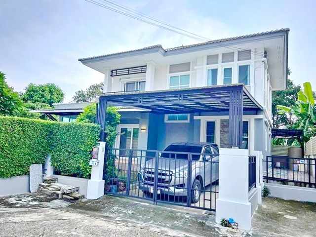 ให้เช่าบ้าน - ตลาดประชาอุทิศ 90 1.8 กม. บ้านเดี่ยว 2ชั้น 4นอน 2 น้ำ ม.พระจอมเกล้าธนบุรี 3.5 กม. บ้านทาสีใหม่ บิวท์อินครัว เครื่องใช้ไฟฟ้า 65ตร.ว.