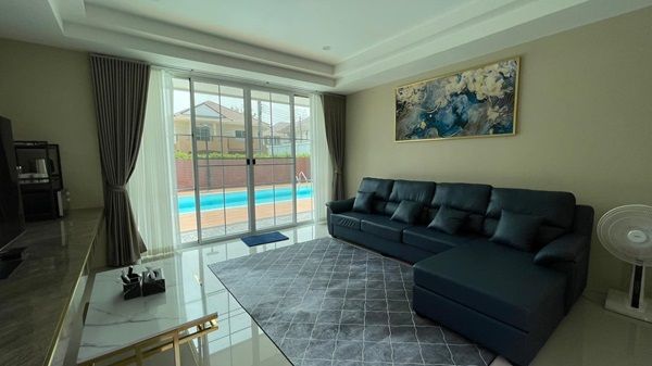 ให้เช่าบ้าน - ให้เช่าบ้านหรูสระว่ายน้ำในตัว 2ชั้น เนื้อที่ 1 ไร่ พื้นที่ใช้สอย 320 ตร.ม 4ห้องนอน 4ห้องน้ำ เฟอร์ ถนนวัชรพล- เพิ่มสิน ราคาขาย 45 ล้านบาท