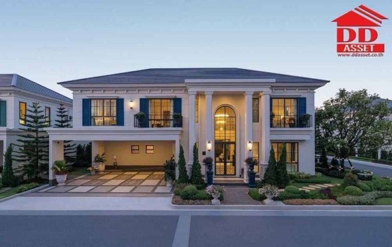 ขายบ้าน - ขายบ้านหรูติดถนนใหญ่ โครงการ เศรษฐสิริ บางนา กม.10 (Setthasiri Bangna KM.10) บางนา-ตราด