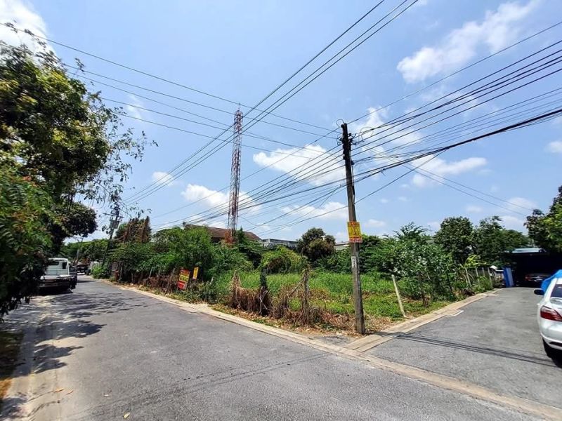 ขายที่ดิน - EP.๑๔๕๗ ขายด่วนๆที่ดินแปลงมุม 143 ตารางวาติดถนนลาดยางสาธารณะพุทธมณฑลสาย 2 ซอย 11 เขต ภาษีเจริญ กุรงเทพมหานคร