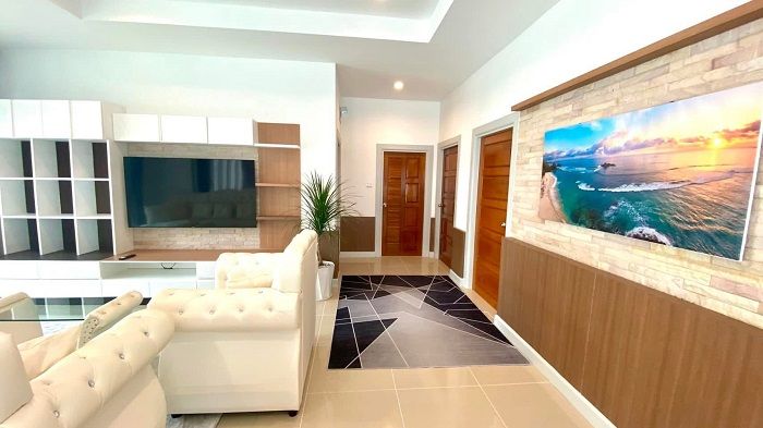 ขายบ้าน - ขายบ้านเดี่ยว พร้อมสระว่ายน้ำส่วนตัว หมู่บ้านเดอะ บลิส 2 The bliss 2 ห้วยใหญ่ เมืองพัทยา ชลบุรี.