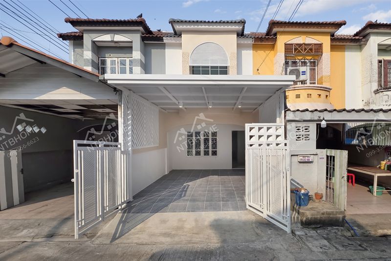 ขายทาวน์เฮาส์ - นันทิชา 4 ไทรน้อย (ถนนบางกรวย-ไทรน้อย) ปรับปรุงใหม่ ต่อเติมครบพร้อมอยู่