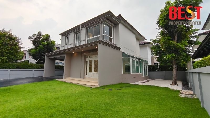 ขายบ้าน - ขาย บ้านเดี่ยว The Grand ปิ่นเกล้า ซื้อมาไม่เคยเข้าอยู่ ขายถูกที่สุดในโครงการ