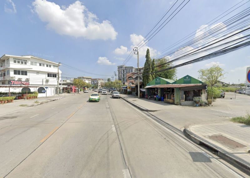 ขายที่ดิน - ขายที่ดินเปล่าติดถนนรามอินทรา 14 ใกล้ MRT สายสีชมพูสถานีมัยลาภ