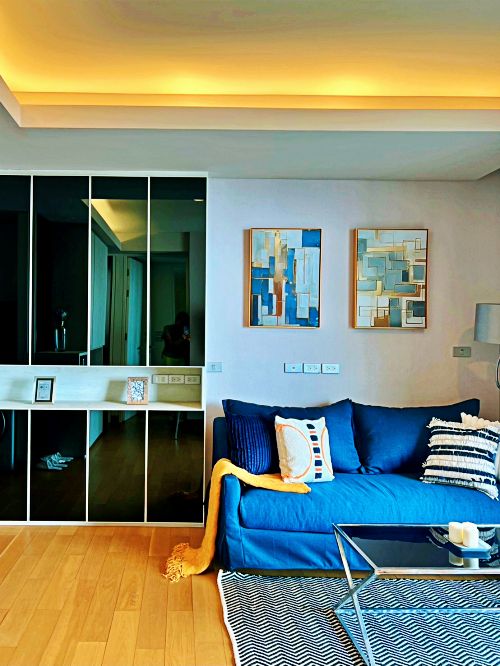 ให้เช่าคอนโด - ให้เช่า The Lumpini 24: คอนโด 2 ห้องนอน ตกแต่งสวย พร้อมอยู่