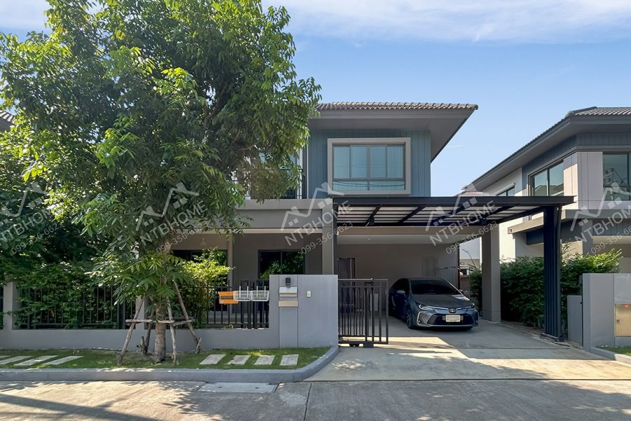 ขายบ้าน - เวนิว ไอดี เวสต์เกต ถนนเมน ต่อเติมครบพร้อมอยู่ ใกล้รถไฟฟ้าสายสีม่วง สถานีคลองบางไผ่