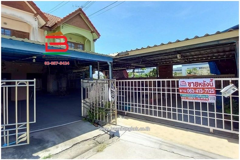 ขายทาวน์เฮาส์ - ทาวน์เฮาส์ หมู่บ้าน วโรชา โครงการ4 หลังริม เนื้อที่ 28 ตรว. ถนนเทพารักษ์ คลองด่าน-บางพลี อ.บางเสาธง จ.สมุทรปราการ