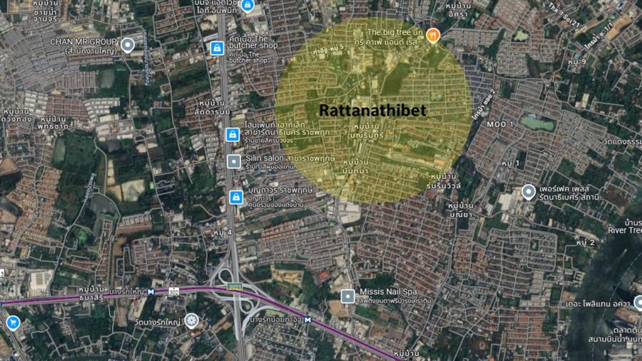 ขายที่ดิน - ขายที่ดิน 11 ไร่กว่าๆ ทำเลดี ใกล้ถนนราชพฤกษ์ ใกล้หมู่บ้านจัดสรรหลายแบรนด์