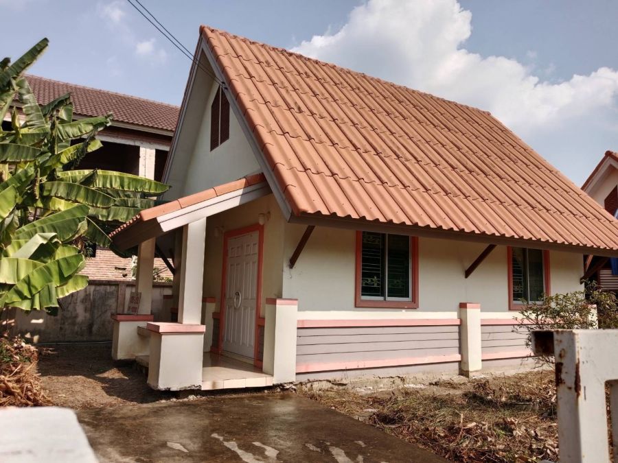 ขายบ้าน - ขายบ้านเดี่ยว 1 ชั้น ม.เก้าพอเพียง รังสิต-คลอง 7 เยื้องโลตัส ปรับปรุงพื้นที่รอบบ้านใหม่ น่าอยู่