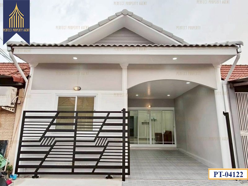 ขายทาวน์เฮาส์ - ทาวน์เฮ้าส์หมู่บ้านบัวทอง4ชั้นเดียวราคาย่อมเยาว์