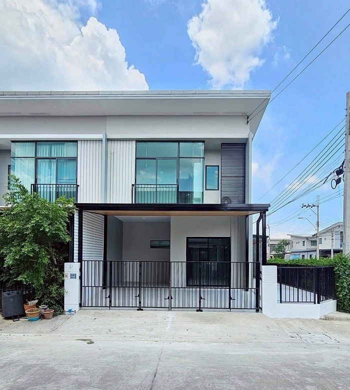 ขายทาวน์เฮาส์ - ขายทาวน์โฮมหลังมุม 2 ชั้น บ้านใหม่ พฤกษาวิลล์ 85 เลียบคลองทวีวัฒนา หนองแขม กทม.