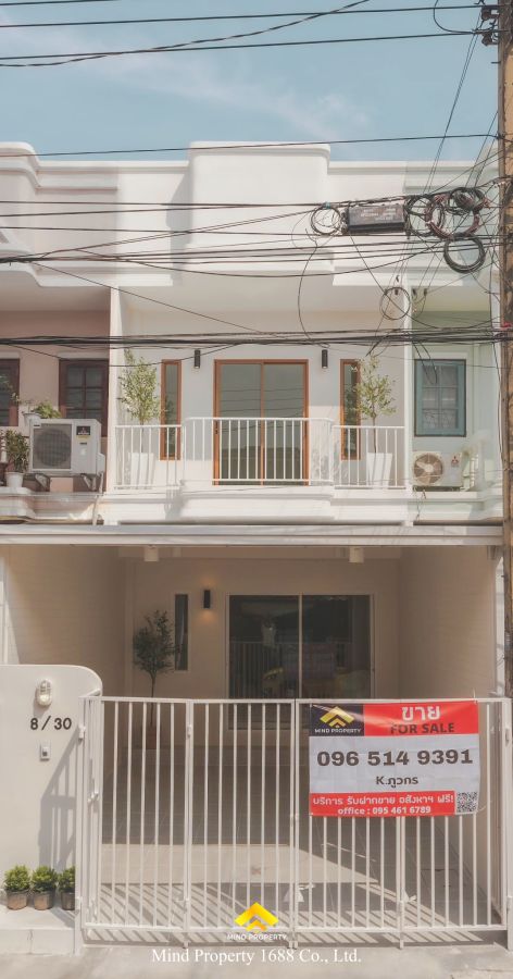 ขายทาวน์เฮาส์ - เปิดขาย บ้าน Niki House รีโนเวทใหม่ พร้อมอยู่ ม.ศิรินคร พหลโยธิน 54 สไตล์ มินิมอล ใกล้ BTS แยก.คปอ เพียง 3 นาที