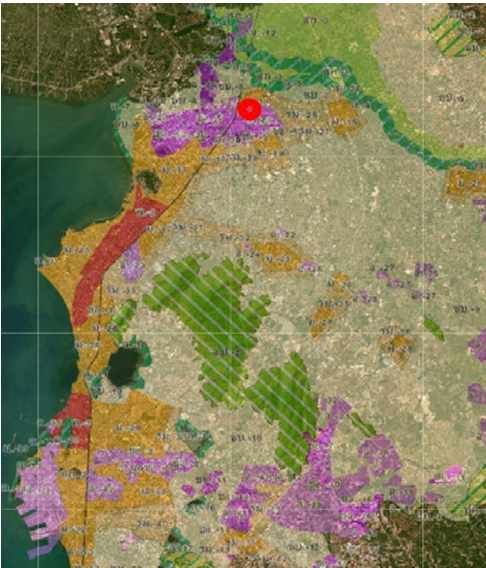 ขายที่ดิน - ขายที่ดิน อำเภอพานทอง ชลบุรี 46.35 (ไร่) #ผังสีม่วงลาย ที่ดินตั้งอยู่ใกล้กับอมตะซิตี้ ชลบุรี และสีของพานทอง