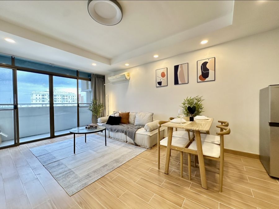 ให้เช่าคอนโด - ให้เช่า คอนโดห้องใหญ่ ใกล้ MRTห้วยขวาง 1นอน ห้องมุม 3ระเบียง วิวสวย คอนโดทรัพย์แก้ว ทาวเวอร์