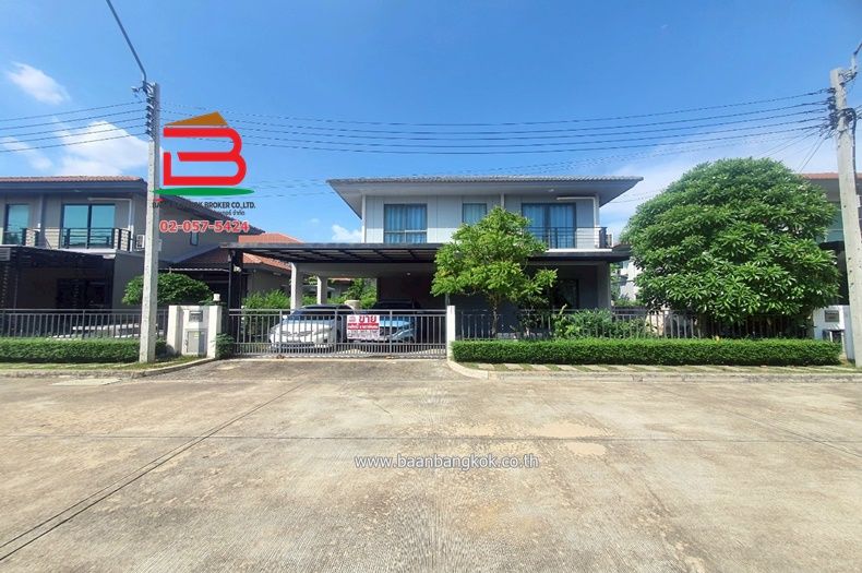 ขายบ้าน - บ้านเดี่ยว โครงการ เพฟ รามอินทรา-วงแหวน (ซอยกาญจนาภิเษก 4) เนื้อที่ 50.6 ตรว. ถนนรามอินทรา แขวงออเงิน เขตสายไหม