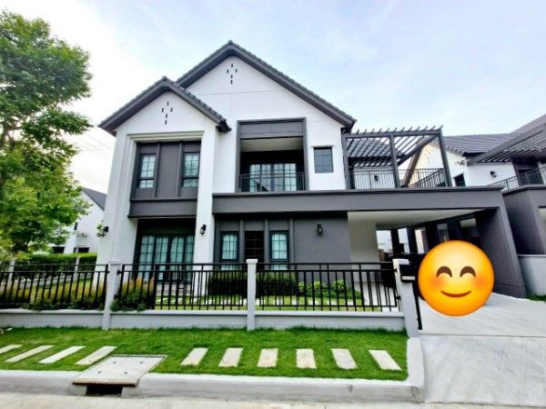 ให้เช่าบ้าน - ให้เช่าบ้านโครงการหรูย่านบางนา บ้านแปลงมุม ที่ดิน 80 ตรว. โครงการ Centro Bangna เฟส2