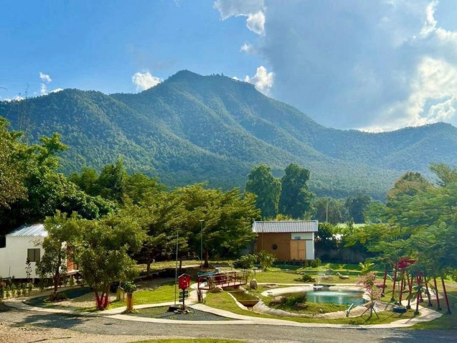 ขายอพาร์ทเม้นท์ / โรงแรม - ขายขาดทุน รีสอร์ทสไตล์ญี่ปุ่น น้ำไม่ท่วม วิวภูเขาสวยงาม อ.แม่ออน เชียงใหม่