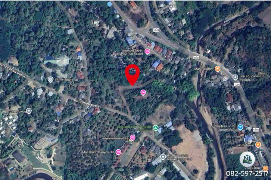 ขายที่ดิน - ขายที่ดินสวย ติดลำธารน้ำตกเเม่กลาง อ.จอมทอง จ.เชียงใหม่