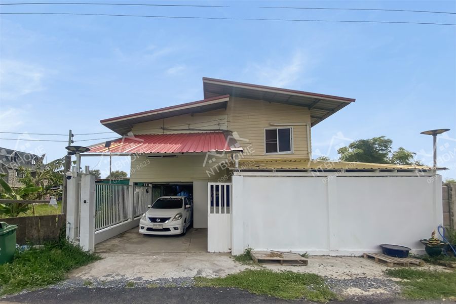 ขายบ้าน - บ้านแฝด 2 ชั้น สร้างเอง อำเภอไทรน้อย 99 ตรว. ต่อเติมครบ ใกล้หาดเติมรัก บางบัวทอง